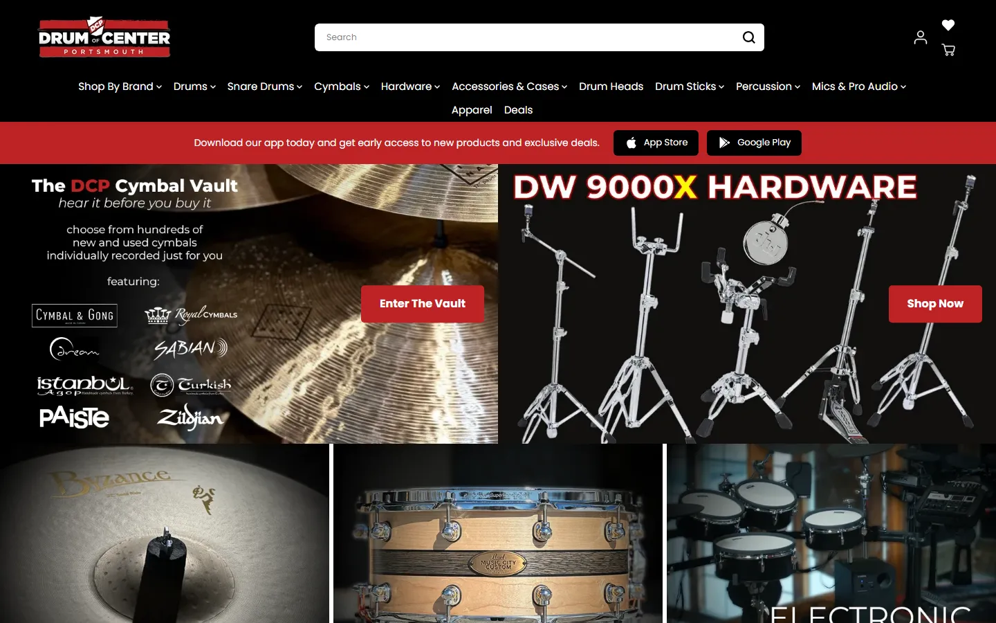 Drum Center of Portsmouth storefront